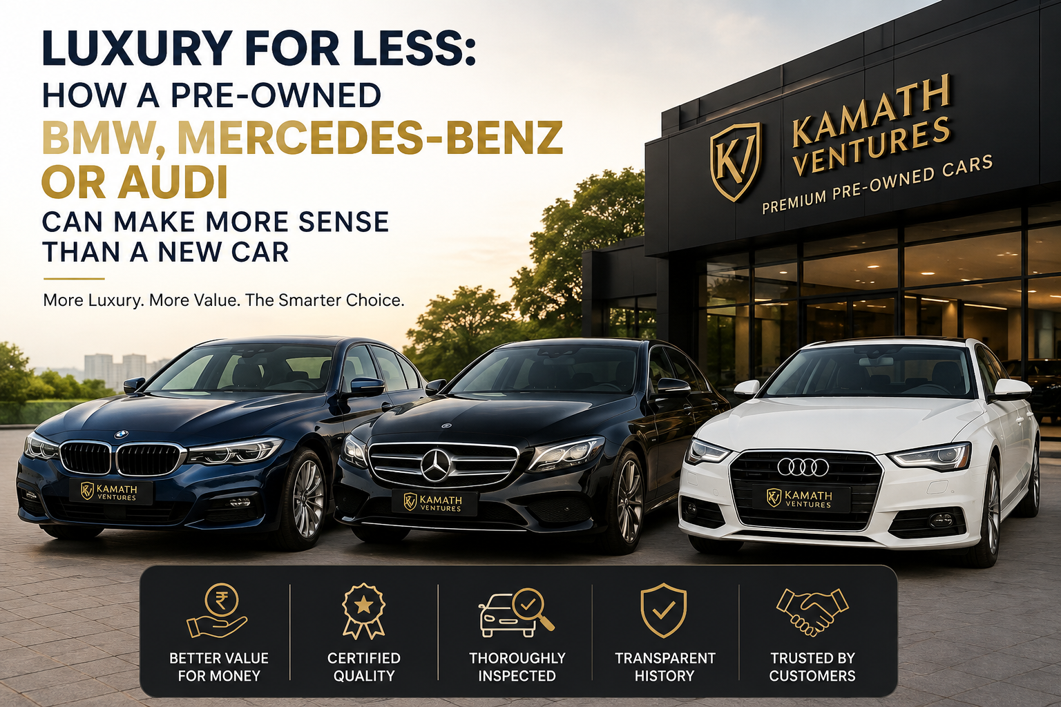 Luxury for Less: How a Pre-Owned BMW, Mercedes-Benz or Audi Can Make More Sense Than a New Car